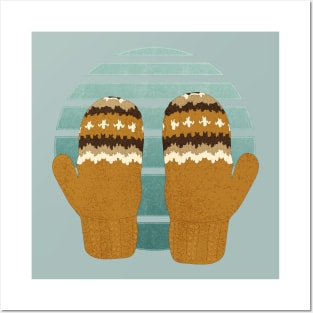 Bernie's Wool Mittens Posters and Art